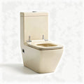 Modern bathroom toilet in beige ceramic design dimensions 70 x 38 x 40cm